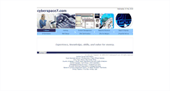 Desktop Screenshot of cyberspace7.co.uk